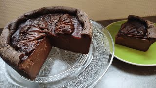 flan au chocolat crémeux sans pâte facile amp rapide avec peu dingrédients [upl. by Antonius]