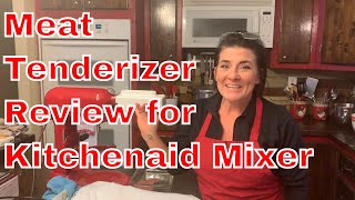 Meat Tenderizer Attachment for Kitchenaid Mixer  Review  Product Review [upl. by Furnary]