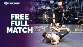 🏴󠁧󠁢󠁷󠁬󠁳󠁿 Makin v Ibrahim 🇪🇬  Black Ball Squash Open 2024  FREE FULL MATCH [upl. by Fernald951]