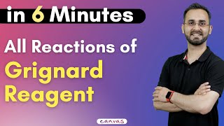 Revise Grignard reagent reactions amp mechanism in just 6 min  Paaars Thakur [upl. by Namsu]