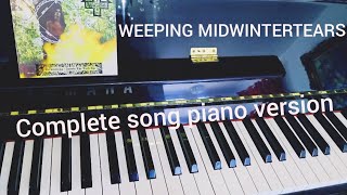 ABIGORS WEEPING MIDWINTERTEARS FULL SONG ADAPTED TO PIANO [upl. by Dressel]