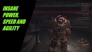 This Unarmed Power Armour build has insane Power Speed and Agility  Fallout 76 Monster Mash Run [upl. by Norvin283]