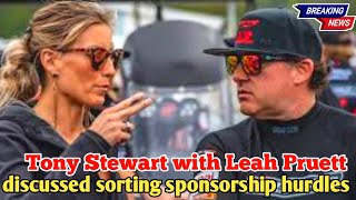 When Tony Stewart discussed sorting sponsorship hurdles before going public with Leah Pruett [upl. by Aleen21]