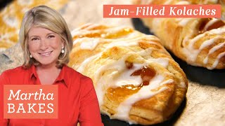 Martha Stewarts JamFilled Kolaches  Martha Bakes Recipes [upl. by Pufahl707]