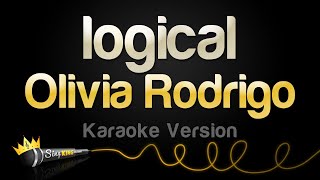 Olivia Rodrigo  logical Karaoke Version [upl. by Gerta]