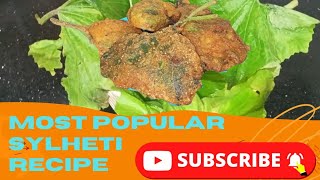 Very popular sylheti recipe  sidol bora [upl. by Eidassac]