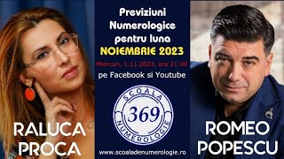 Previziuni Numerologice pentru luna NOIEMBRIE 2023 [upl. by Leonelle891]