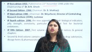 Introduction To Pharmacopoeias Part1 Indian Pharmacopoeia And British Pharmacopoeia [upl. by Eeliak]