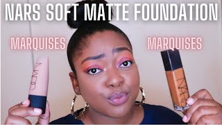 Nars Soft Matte Foundation Marquises vs Marquises I Dry Skin I Dark Skin [upl. by Iur]