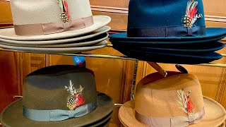 New Hats from NEW YORK HAT CO Crushable Westerns amp Fedoras amp a Flat Brim [upl. by Oyr]