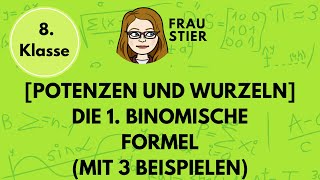 Die 1 binomische Formel anwenden mit 3 Beispielen [upl. by Resay]