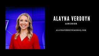 Alayna Verduyn Anchor Reel February 2024 [upl. by Savdeep]