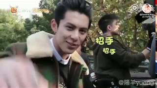 SUB ESPAÑOL Dylan Wang y Shen Yue  Escena del puente en Meteor Garden BTS [upl. by Eniale640]