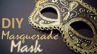 DIY Masquerade Mask from scratch [upl. by Shwalb]