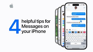 Four helpful tips for Messages on your iPhone  Apple Support [upl. by Ardnuek]