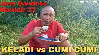 Mukbang Keladi Bakar cocol cumi bumbu cemplung Joss gandos [upl. by Regazzi]