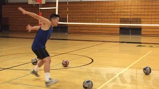 Improve Spiking TIMING part 12  How to SPIKE a Volleyball Tutorial [upl. by Annawd927]