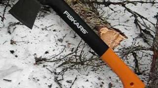 Fiskars 14quot AxeHatchet Video Review [upl. by Eneg]