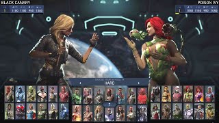 Black Canary VS Poison IVY I Injustice 2 [upl. by Cahra454]