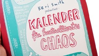 Kalender für kontrolliertes Chaos  Super Kalender von quotMach dieses Buch fertigquot  Kalender Idee [upl. by Sally]