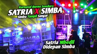 Ngesruk Polpolan Satria X Simba Mbedil Tampil Sangar di karnaval Burno Senduro [upl. by Wehttan]