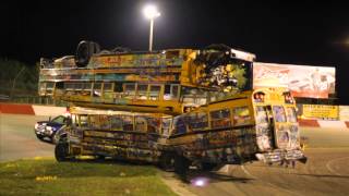 Elko Speedway  Eve of Destruction  Dangerous Dan  Bus Crash [upl. by Lorena]