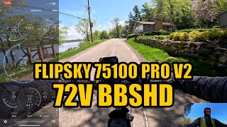 Adventure 72V BBSHD  Flipsky 75100 Pro V2 [upl. by Andras]