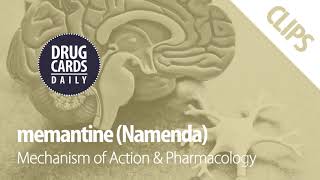 Memantine Mechanism of Action amp Pharmacology  Drug Cards Daily Clips [upl. by Ofella]