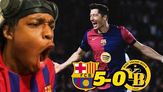 Lewandowski SCORES A BRACE AND BARCELONA SECURE THE VICTORY AGAINST YOUNGBOYS  WE ARE COOKING 😍 [upl. by Lig]