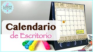 Cómo hacer un Calendario de Escritorio 2020  Ft Beebeecraft  Luisa PaperCrafts [upl. by Dnalyag]