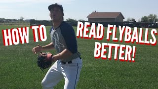 How to Read Flyballs Better  Baseball Outfield Drills [upl. by Okime]