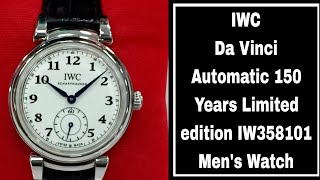 IWC Da Vinci Automatic 150 Years Limited edition IW358101 Mens Watch iwcwatches iwcdavinci iwc [upl. by Nathan]