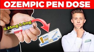 Ozempic 1mg pen clicks  How to dose Ozempic pen into 025 mg amp 05 mg [upl. by Fran]