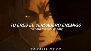 Shingeki No Kyojin  OP6  My War  Sub Español amp Romaji AMV [upl. by Asamot]