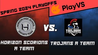 PlayVS Fall 24 Season  Week 7  Horizon High A Team Vs Trojans [upl. by Alleon675]