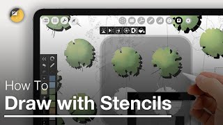 How to Draw with Stencils  Morpholio Trace Beginner Tutorial for iPad Pro Drawing amp Design [upl. by Spancake]