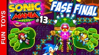 🔵 Sonic Mania PLUS 13  FASE FINAL e o ÚLTIMO CHEFE com TODOS os 5 Personagens  Gameplay PTBR [upl. by Ettezzus]