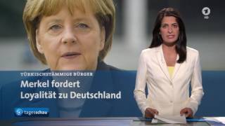 tagesschau 2000 Uhr 23082016 [upl. by Onaireves]