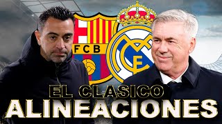 LAS ALINEACIONES DEL CLÁSICO DE LA SUPERCOPA 2024 [upl. by Ole]