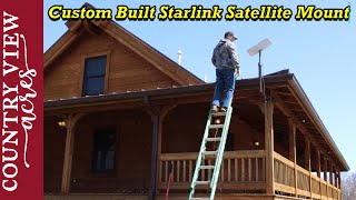 After 5 years in the country we finally have internet Building a custom Starlink Satellite Mount [upl. by Catarina]