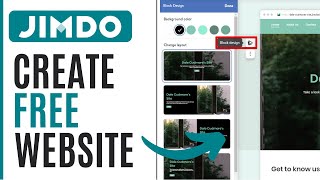 How to Create a FREE Website on Jimdo Full Tutorial [upl. by Chatwin]