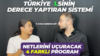 Türkiye 1sinin Çalışma Programı  7 ayda derece yaptıracak 4 farklı program yks yks2024 tyt [upl. by Hedva201]