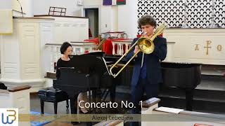 Jakob Ostheimer bass trombone  Senior Recital 2024  Wolff Pack Studio [upl. by Rouvin126]