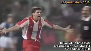 19901991 European Cup Red Star Belgrade All Goals Road to Victory [upl. by Tansey]