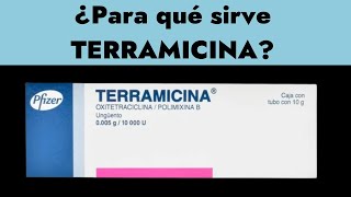 Terramicina oftálmica ¿Qué es y para qué sirve [upl. by Nauqel]