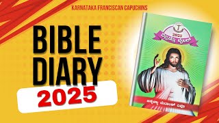 BIBLE DIARY 2025  KARNATAKA CAPUCHINS [upl. by Gar]