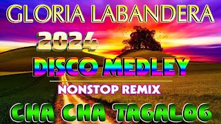 🇵🇭 🍀 NEW  GLORIA LABANDERA💟 TAGALOG CHACHA NONSTOP REMIX  CHA CHA DISCO MEDEY 2024🎶 [upl. by Va]