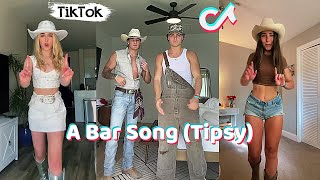 A Bar Song Tipsy New TikTok Dance Compilation 2024 [upl. by Amikan]