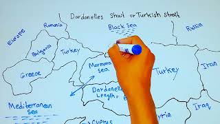 Where is Dardanelles Strait  Strait of Dardanelles  Turkish Strait  Dardanelles  5min Knowledge [upl. by Gillespie]