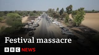 How the Hamas attack on the Supernova festival in Israel unfolded  BBC News [upl. by Elman203]